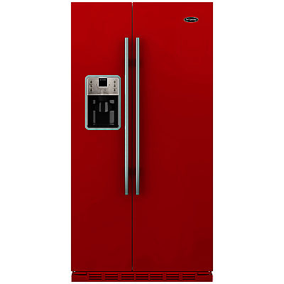 Britannia Montana American Style Fridge Freezer Gloss Red